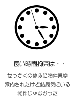 長い時間拘束は・・